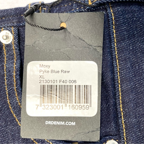 Dr. Denim Women's Moxy Pyke Blue Raw Super Skinny Sky High Jeans Size XL NWT - Picture 8 of 13